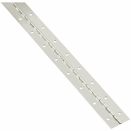 NATIONAL Steel 1-1/2 In. x 30 In. Nickel Continuous Hinge N148171